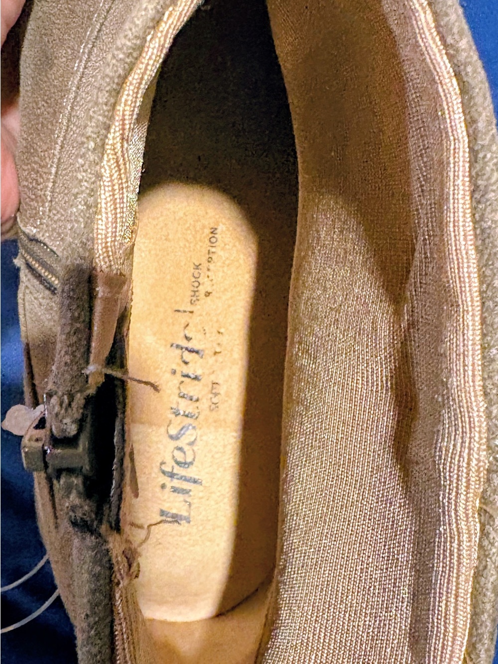 LifeStride Women’s Taupe Ankle Boots - nwot - Picture 8 of 8
